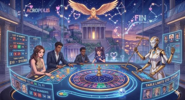 Meja Roulette 2026 di Atas Roda Berputar