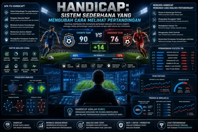 Handicap, Sistem Sederhana yang Mengubah Cara Melihat Pertandingan Handicap