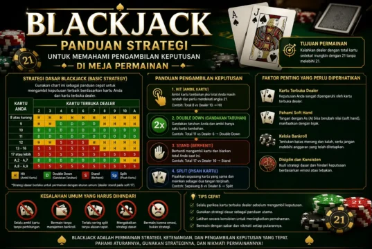 Blackjack, Panduan Strategi untuk Memahami Pengambilan Keputusan di Meja Permainan Blackjack