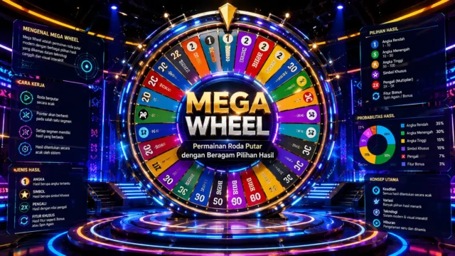 Mega Wheel, Permainan Roda Putar dengan Beragam Pilihan Hasil Mega Wheel